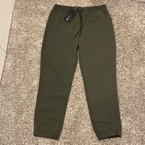 Olive dress joggers